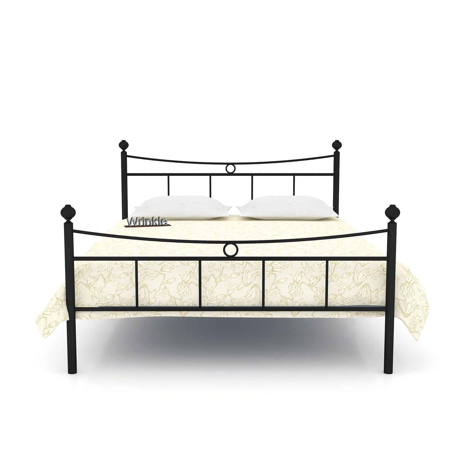 MetalCraft Simple Minimal Iron Bed - Furnishiaa -  -